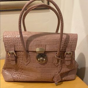Genuine Leather Crocodile embossed bag